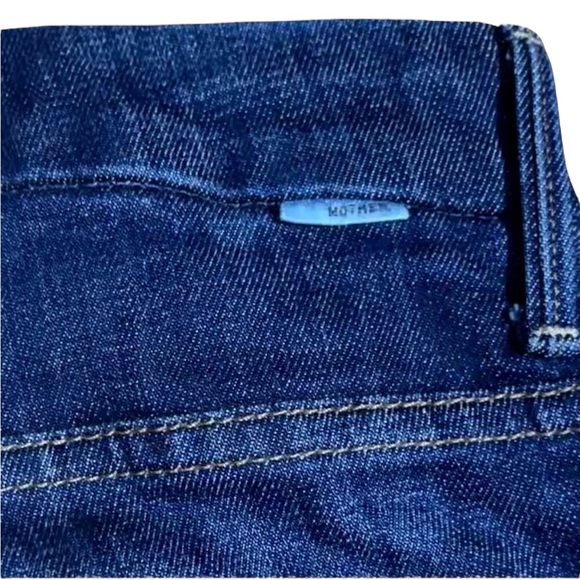 MOTHER High Waisted Looker Skinny Clean Sweep Dark Wash Jeans Size 27 - Picture 9 of 15